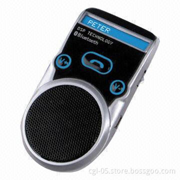 Bluetooth Solar Handsfree Car Kit with 600mAh Li-ion Battery
